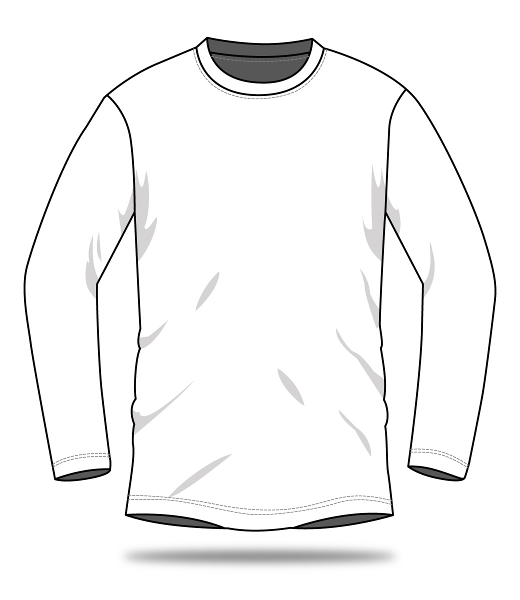 เสื้อยืดแขนยาวคอกลม